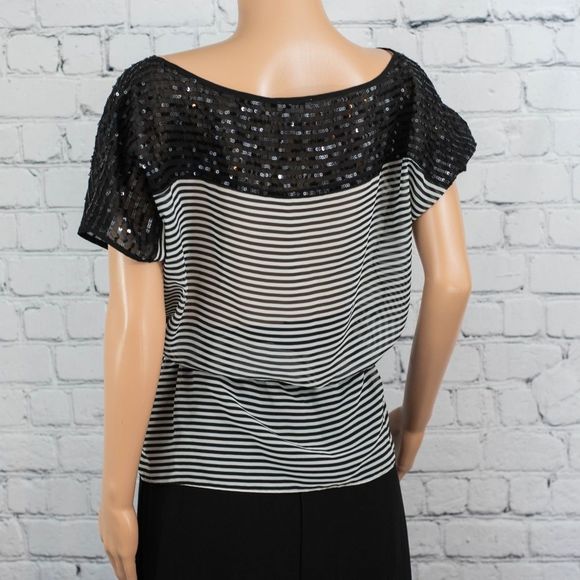 Cache black and white top - Picture 5 of 6